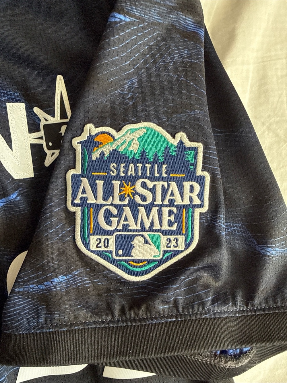 Men’s Nike Spencer Strider #99 2023 All-Star Game MLB Jersey Sz XL - Blue RARE - Picture 5 of 7